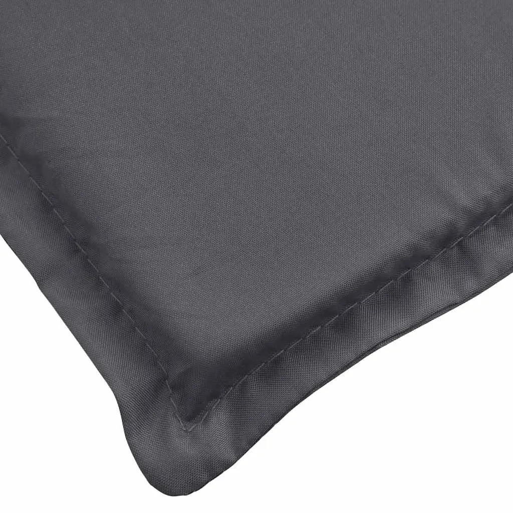 Sun Lounger Cushion Oxford Fabric 200x50x3cm Anthracite