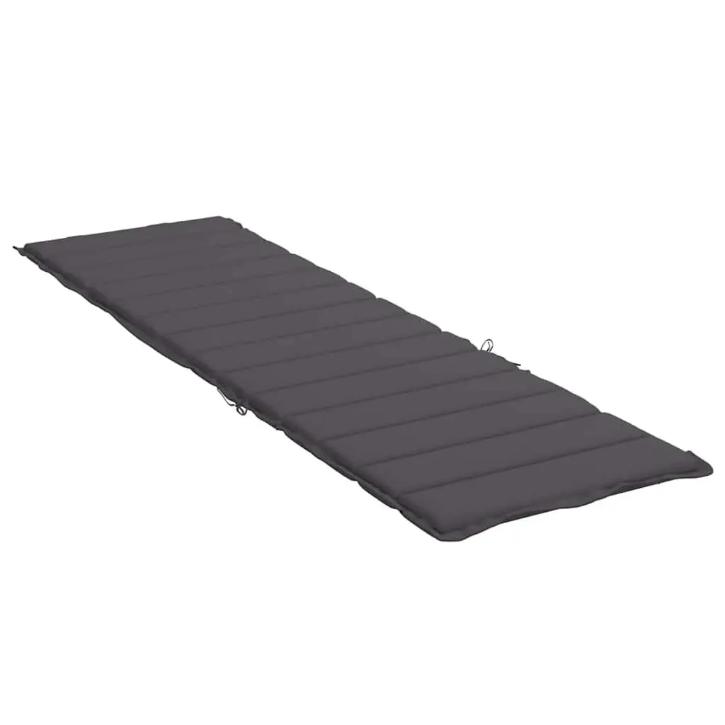 Anthracite Sun Lounger Cushion 200x70x3cm