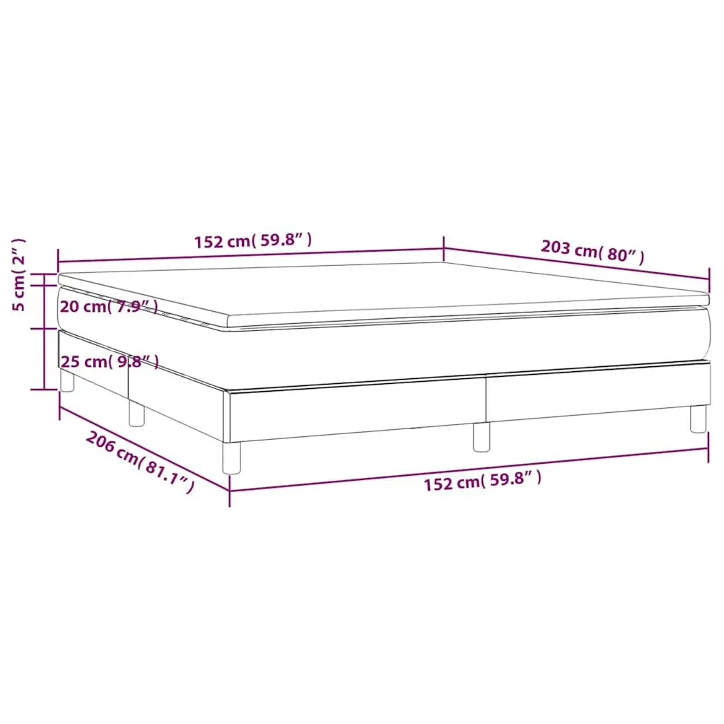 Queen Size Box Spring Bed with Pocket Spring Mattress