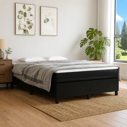 Stylish Box Spring Bed with Durable Pocket Spring Mattress