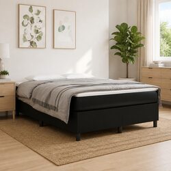 Sturdy Queen Box Spring Bed with Pocket Spring Mattress