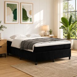 Box Spring Bed with Luxurious Pocket Spring Mattress
