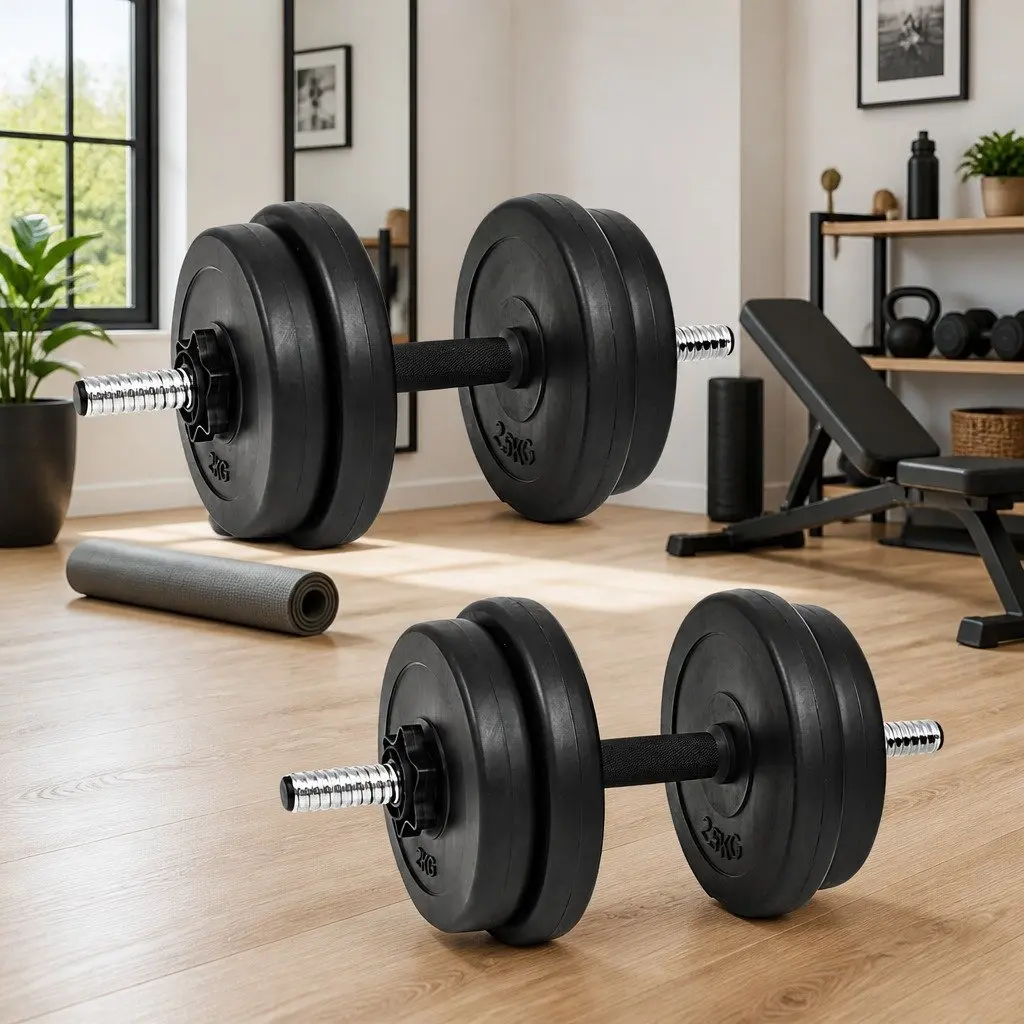 40kg Dumbbell Set with Durable Plates