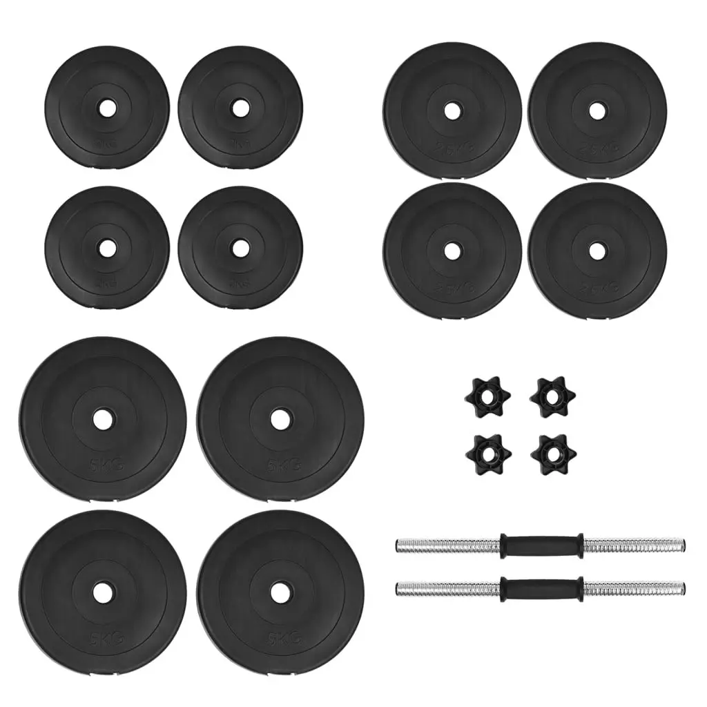 40kg Dumbbell Set with Durable Plates
