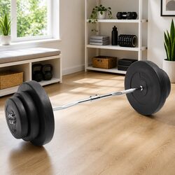 Durable 60kg Curl Barbell Set for Strength Training