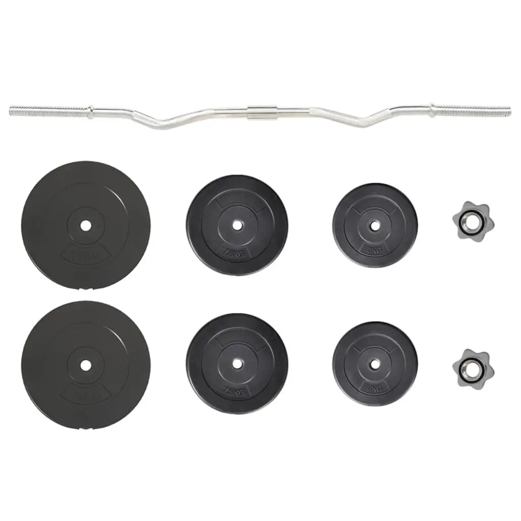 60kg Curl Barbell Set for Strength Training
