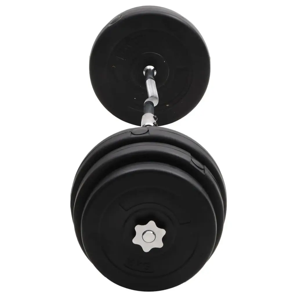 90 kg Curl Barbell Set with Plates for Weightlifting