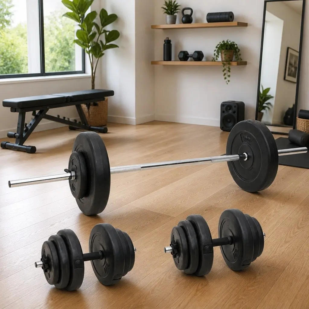 Barbell and Dumbbell Weight Plates Set 60kg