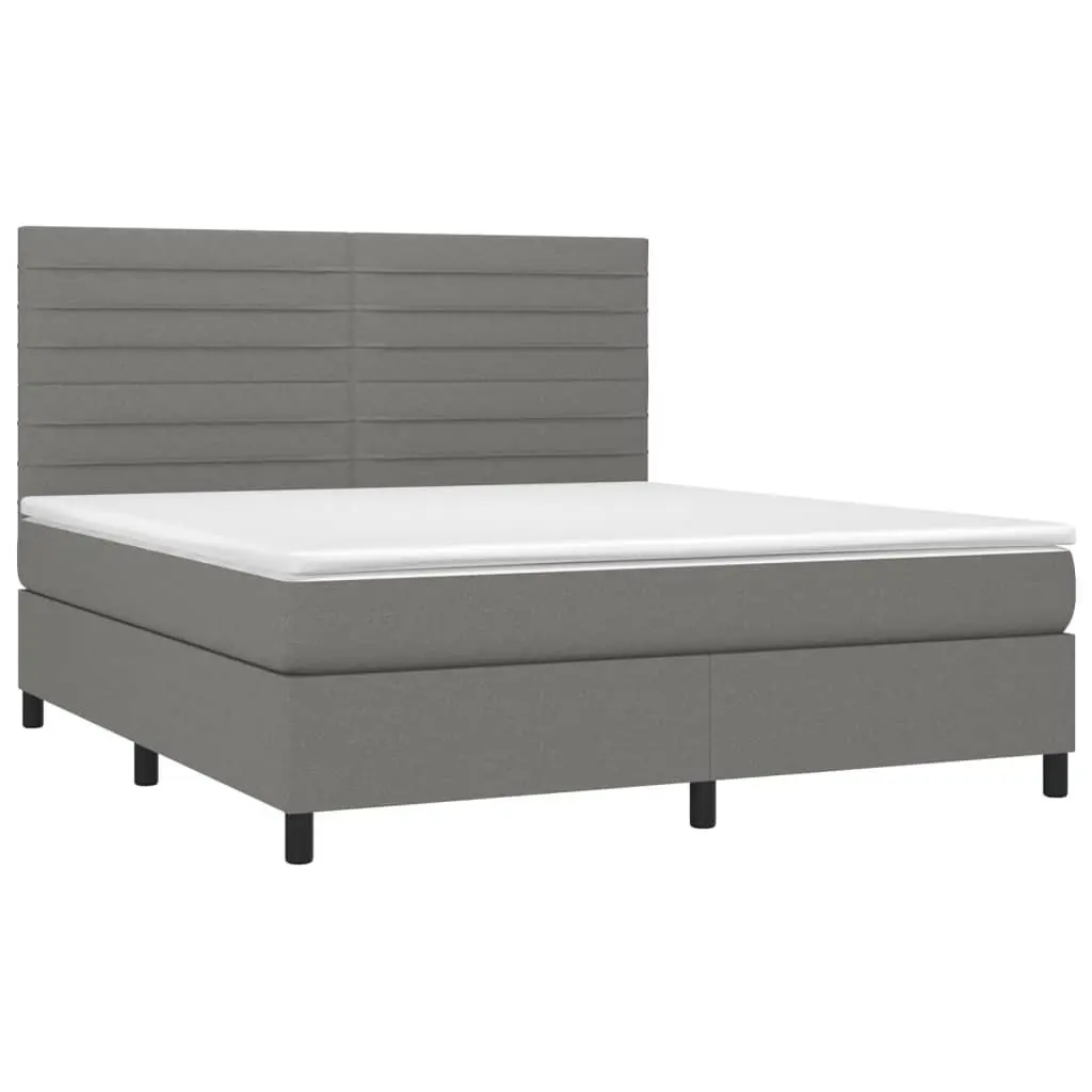 Queen Size Box Spring Bed with Pocket Spring Mattress