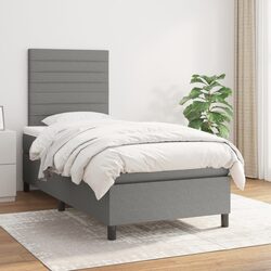 Durable King Single Box Spring Bed with Pocket Mattress