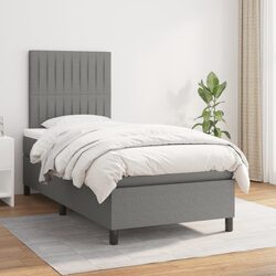 Durable King Single Box Spring Bed with Pocket Mattress
