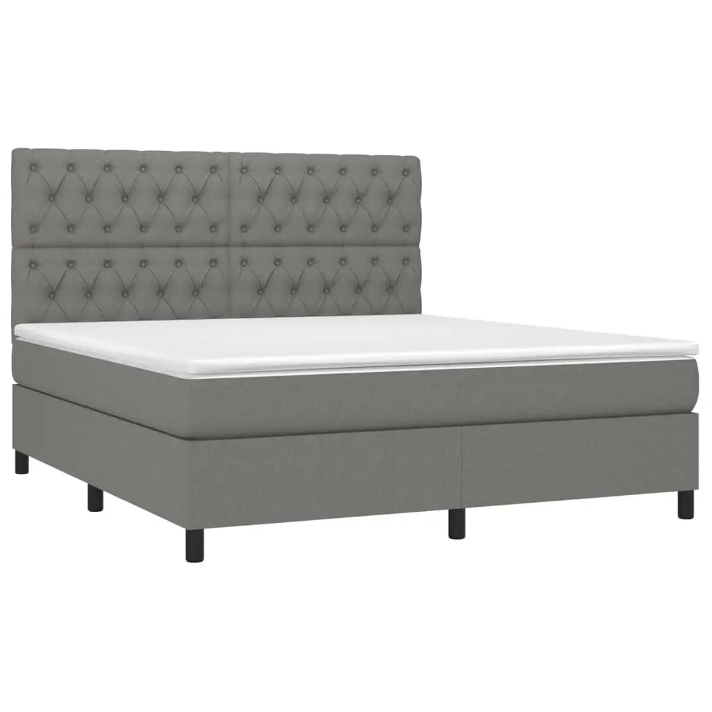 Queen Size Box Spring Bed with Pocket Spring Mattress