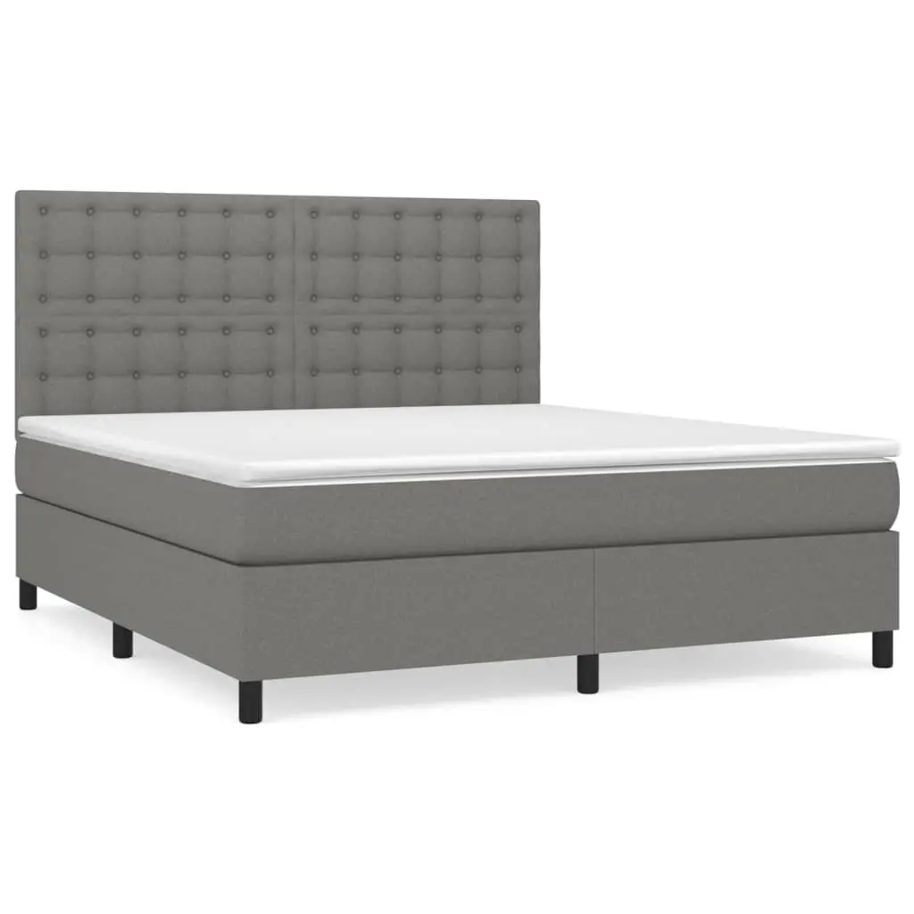 Queen Size Box Spring Bed with Pocket Spring Mattress