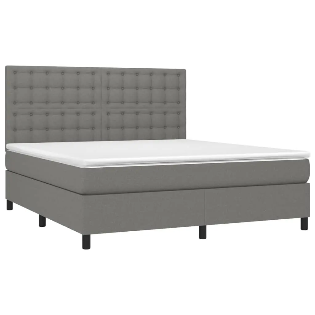 Queen Size Box Spring Bed with Pocket Spring Mattress
