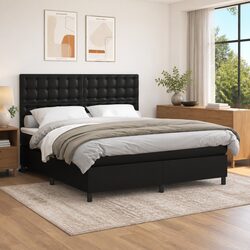 Queen Size Box Spring Bed with Durable Pocket Spring Mattress