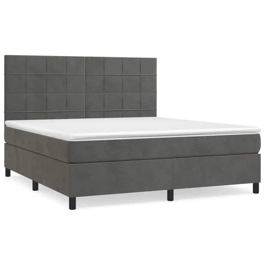 Queen Box Spring Bed with Durable Pocket Spring Mattress