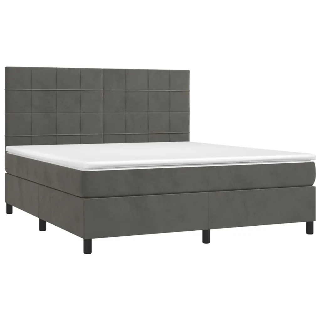 Queen Box Spring Bed with Durable Pocket Spring Mattress