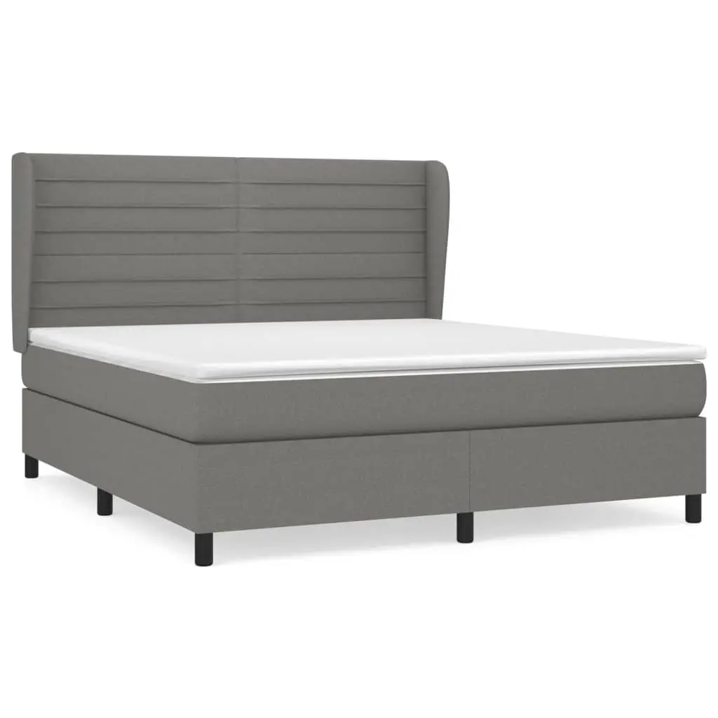 Queen Box Spring Bed with Pocket Spring Mattress
