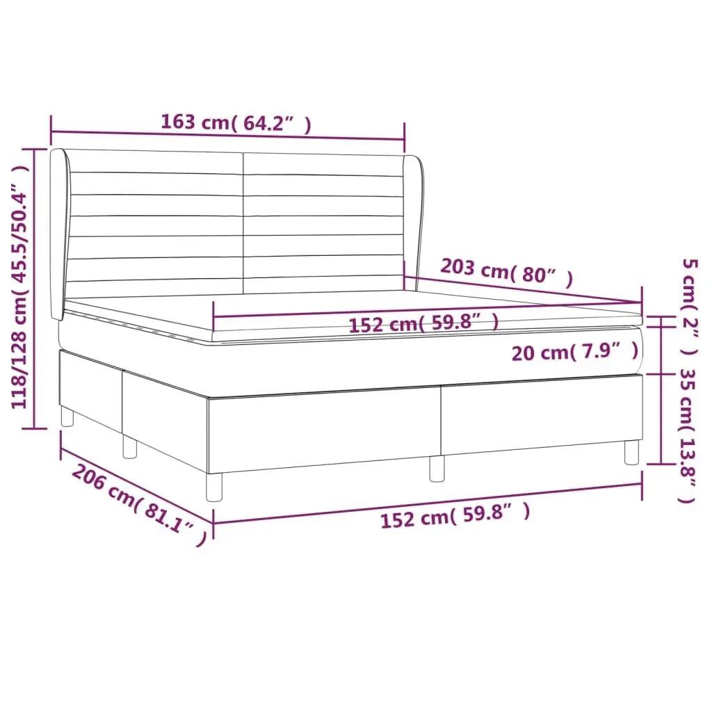 Queen Box Spring Bed with Pocket Spring Mattress