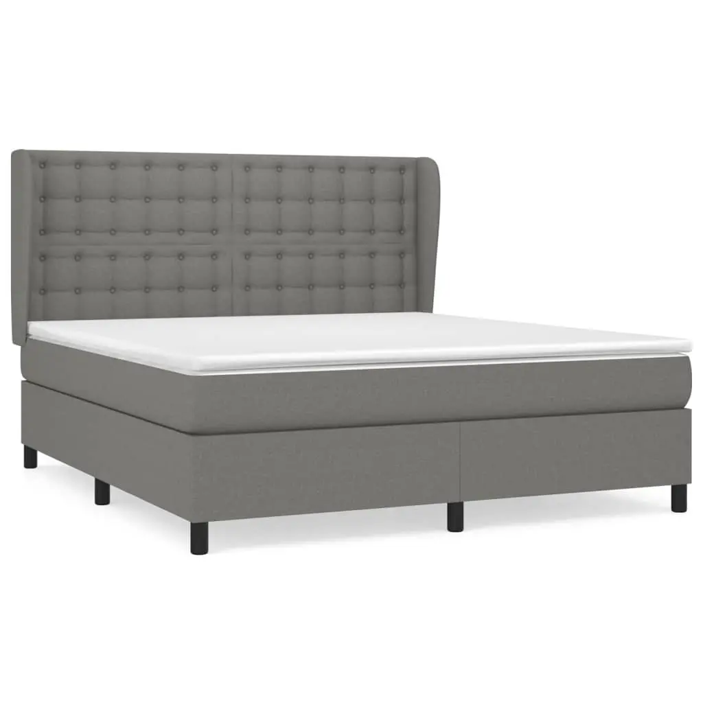 Queen Size Box Spring Bed with Pocket Spring Mattress