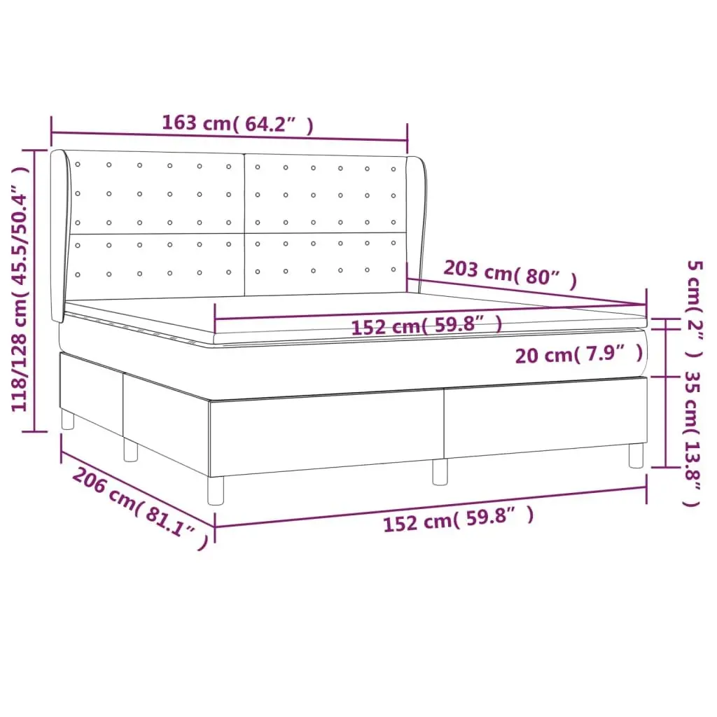 Queen Size Box Spring Bed with Pocket Spring Mattress