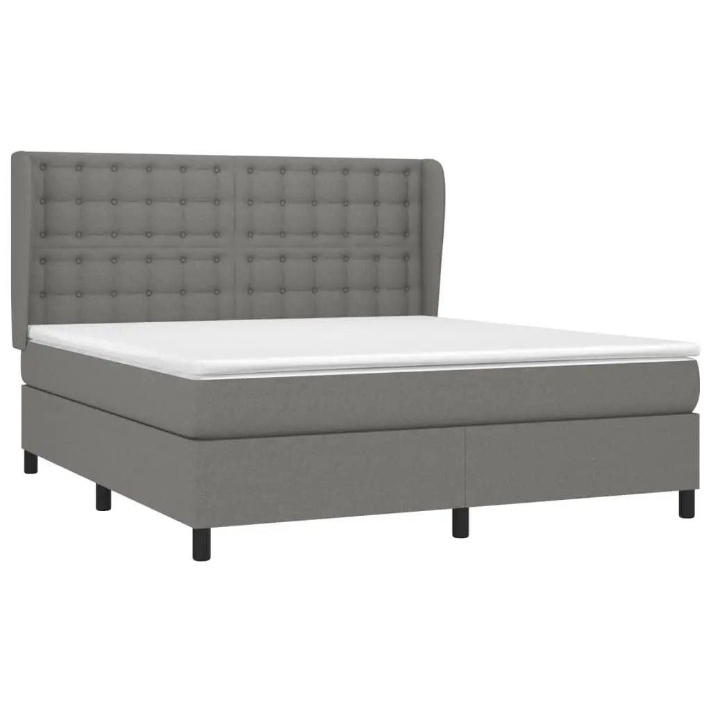 Queen Size Box Spring Bed with Pocket Spring Mattress