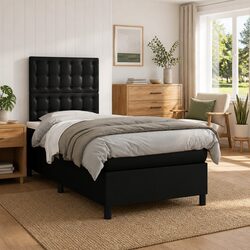 Durable King Single Box Spring Bed with Pocket Mattress