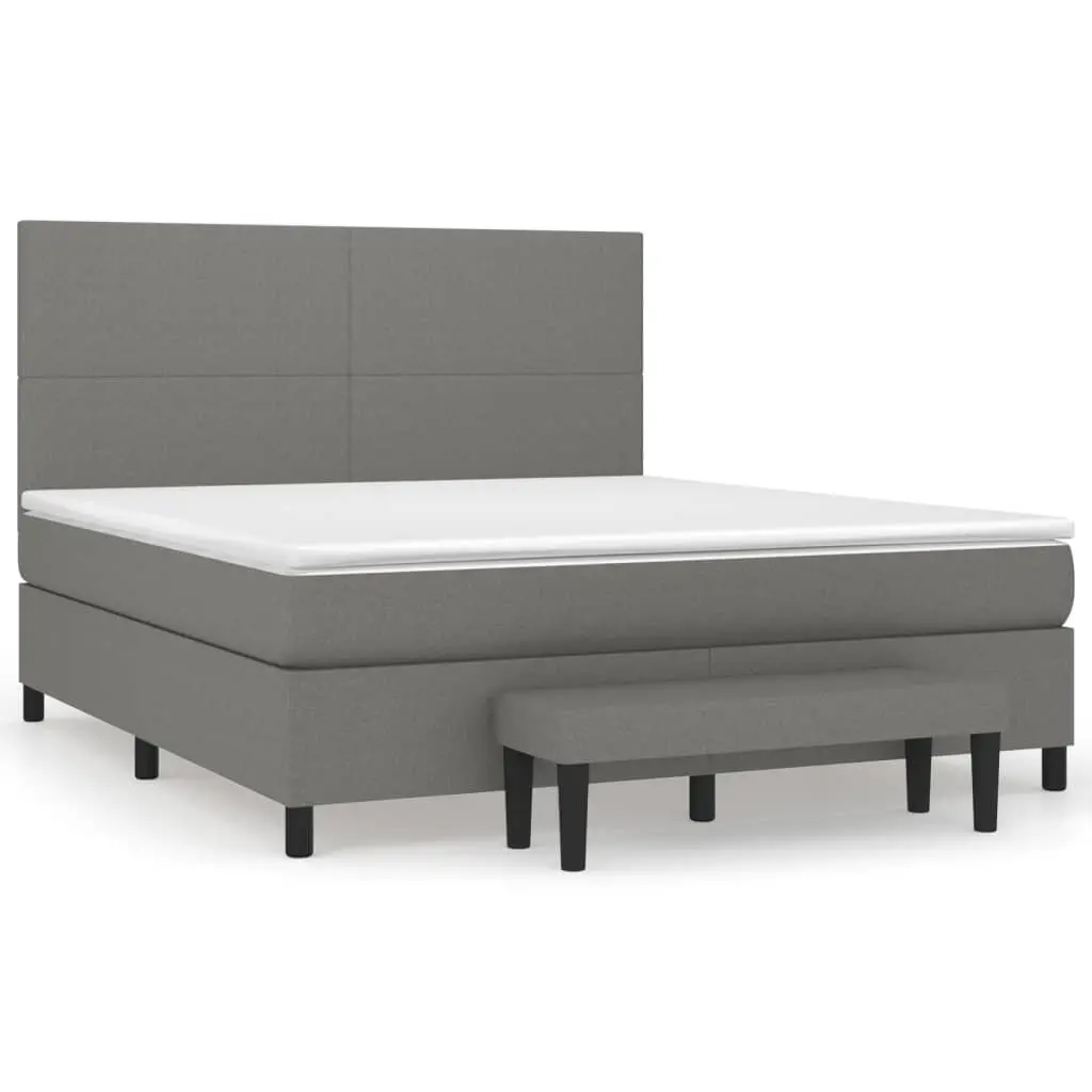 Queen Size Box Spring Bed with Pocket Spring Mattress