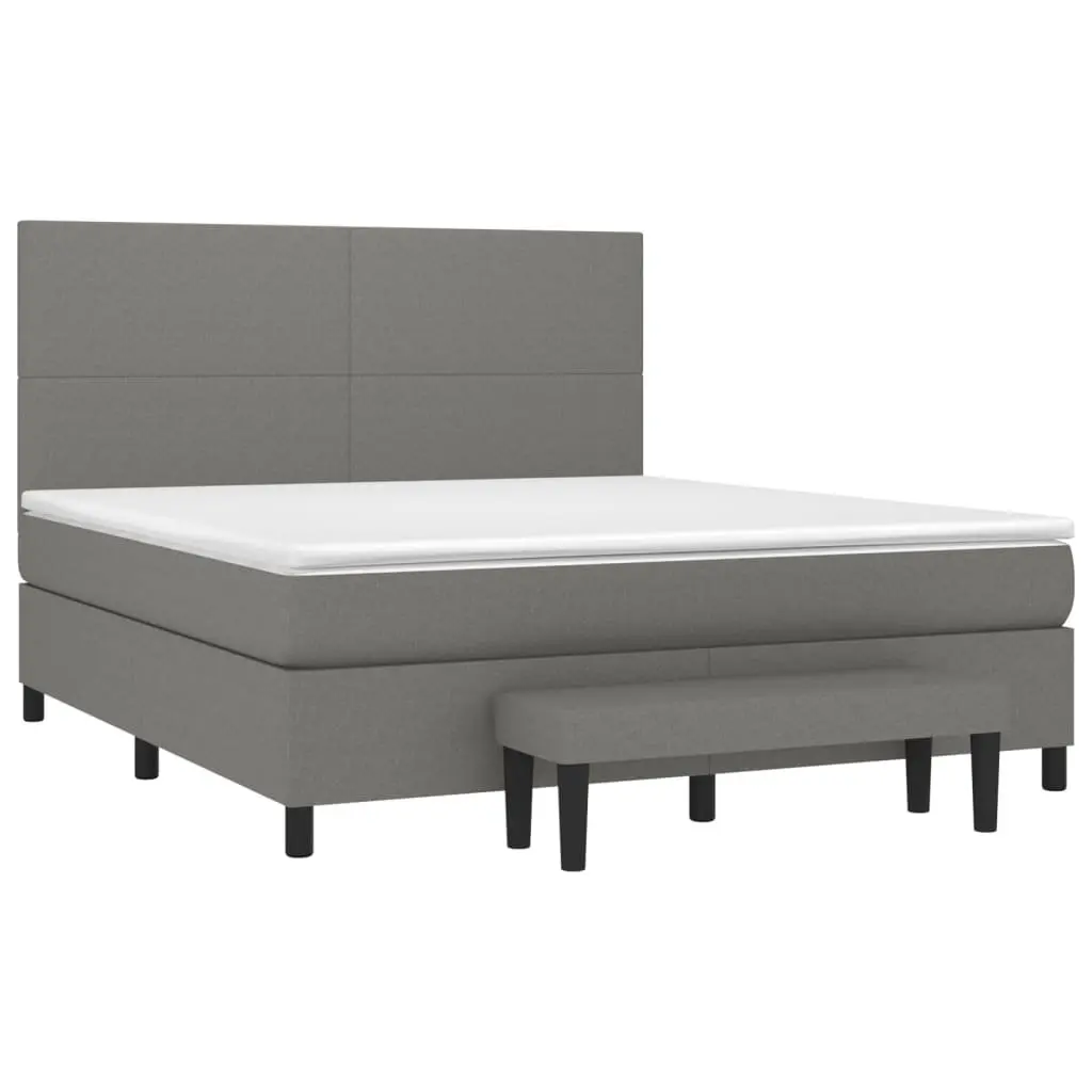 Queen Size Box Spring Bed with Pocket Spring Mattress