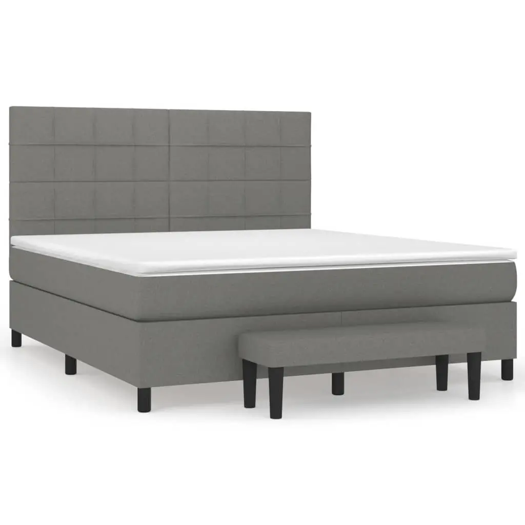 Queen Size Box Spring Bed with Pocket Spring Mattress