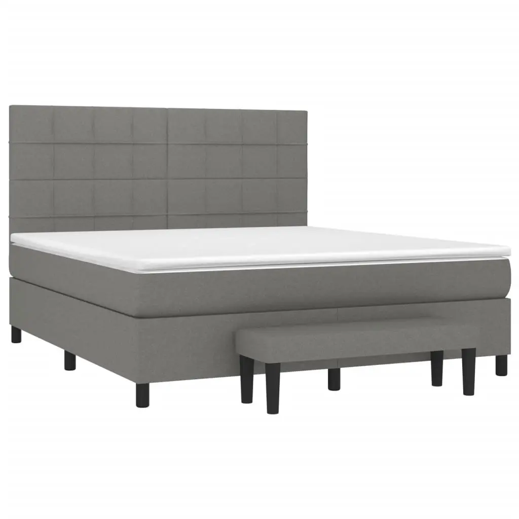 Queen Size Box Spring Bed with Pocket Spring Mattress
