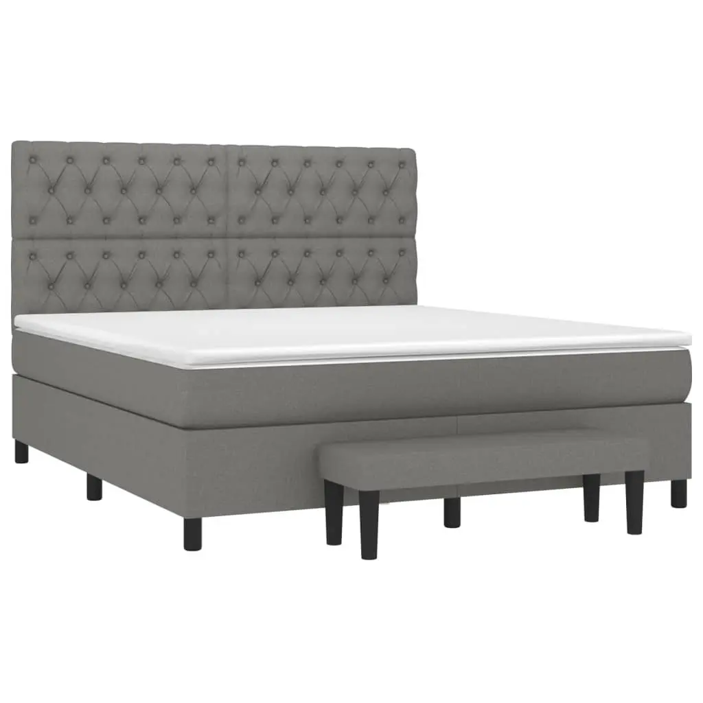 Queen Box Spring Bed with Pocket Spring Mattress