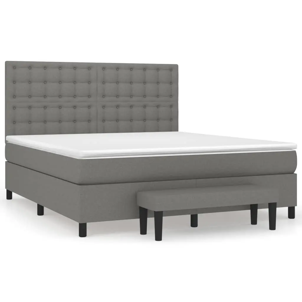 Queen Size Box Spring Bed with Pocket Spring Mattress