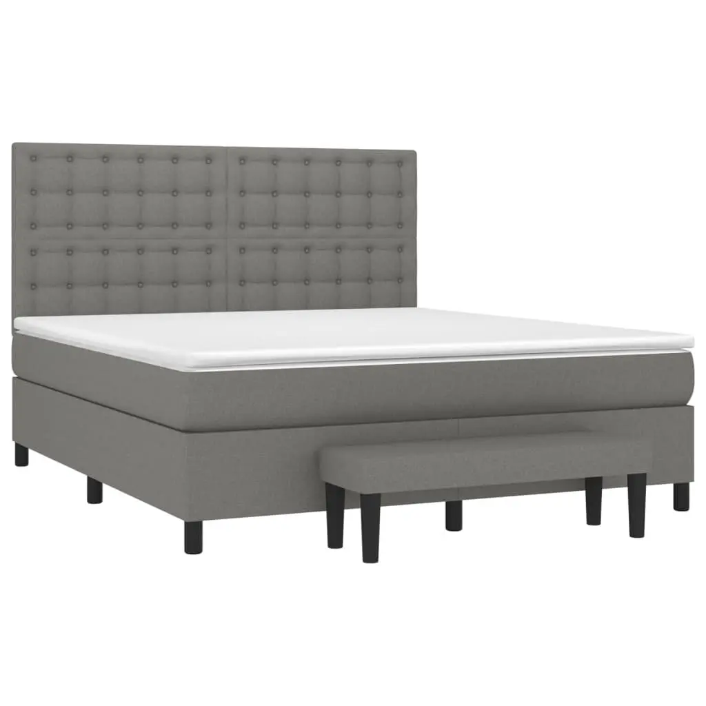 Queen Size Box Spring Bed with Pocket Spring Mattress