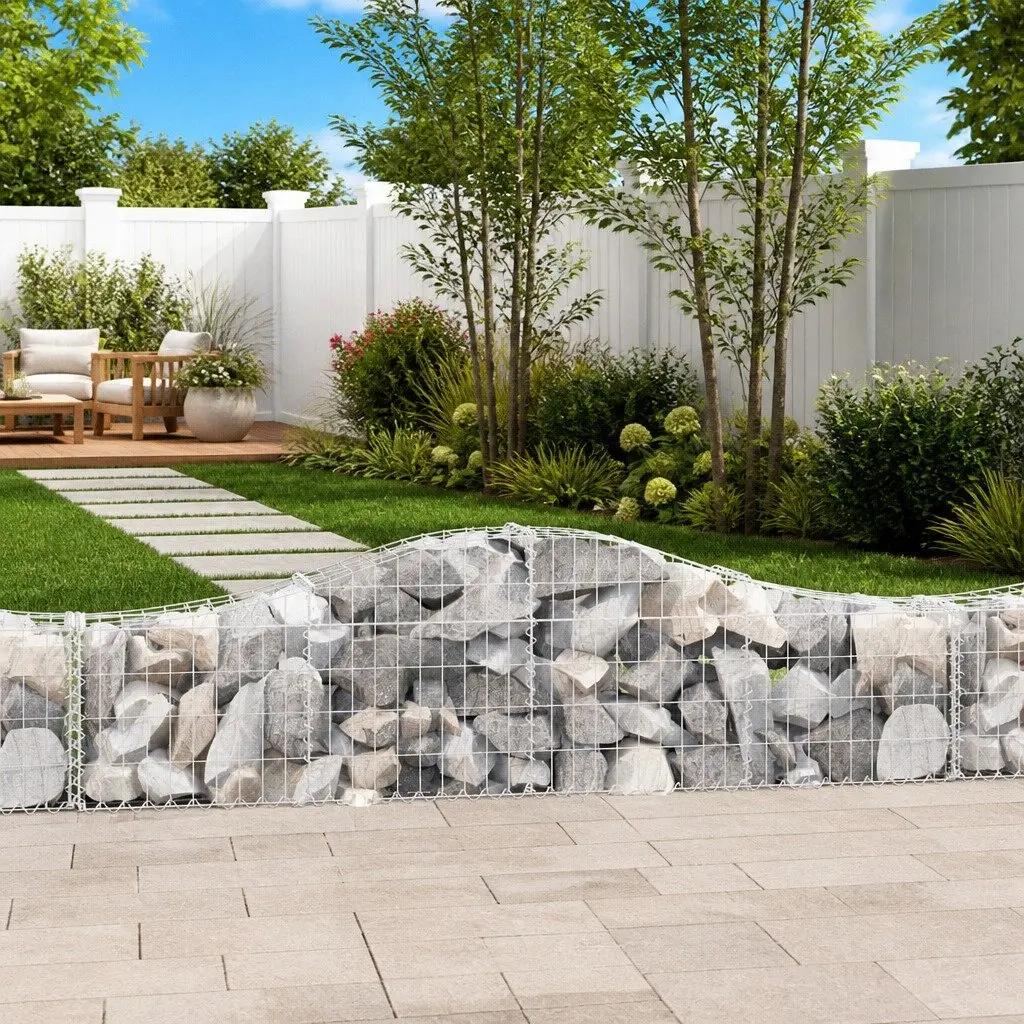 Arched Gabion Baskets for Outdoor Spaces