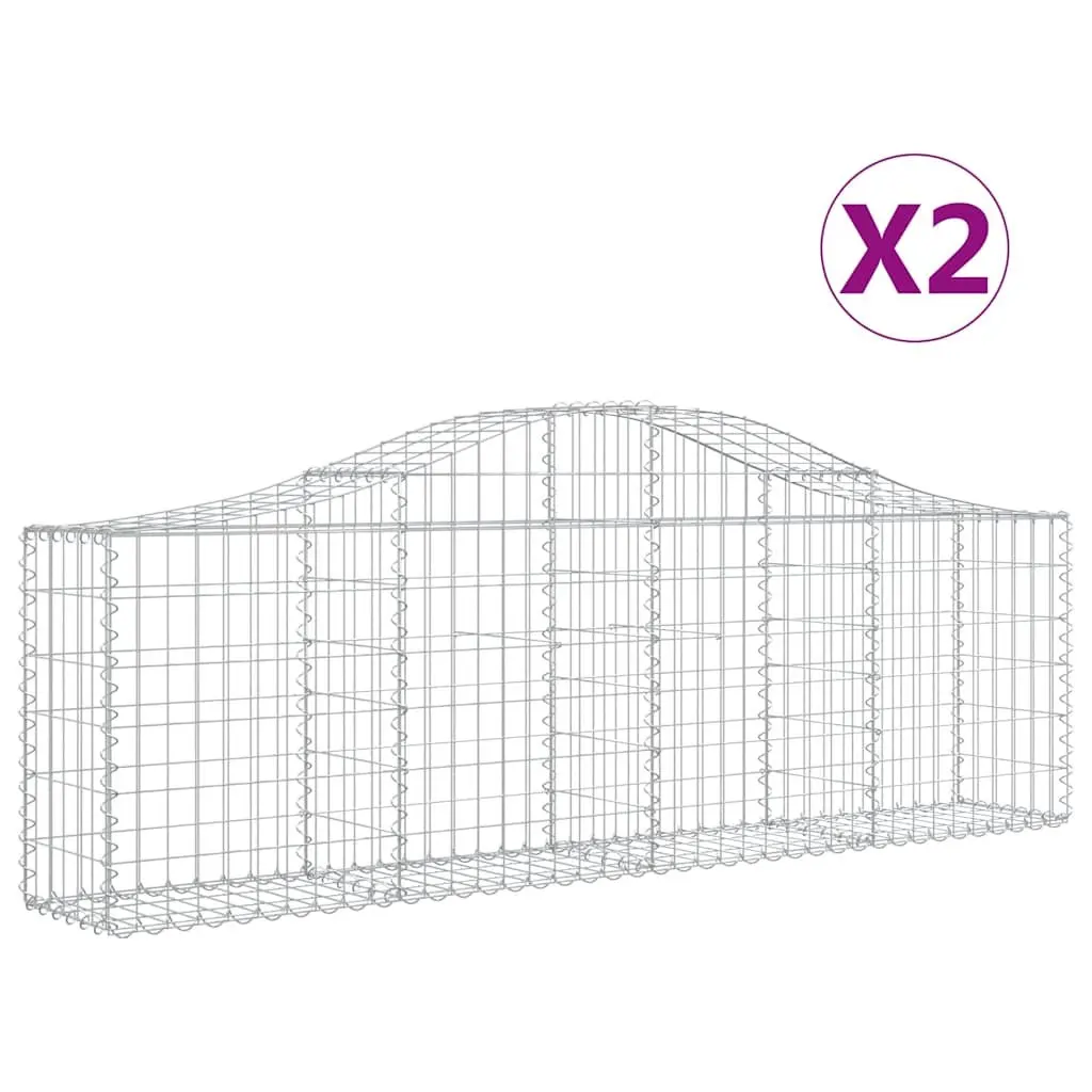 Arched Gabion Baskets for Outdoor Use