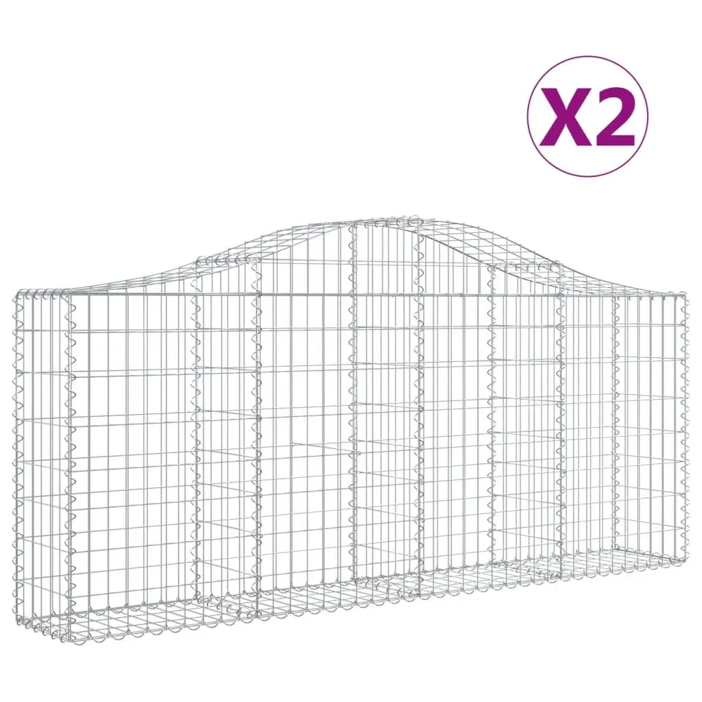Arched Gabion Baskets for Garden Walls