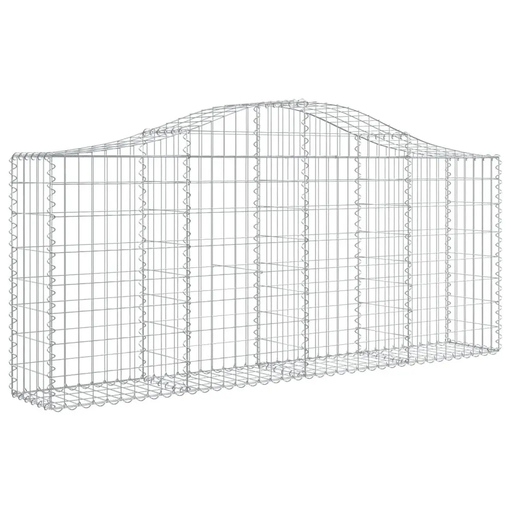 Arched Gabion Baskets for Garden Walls