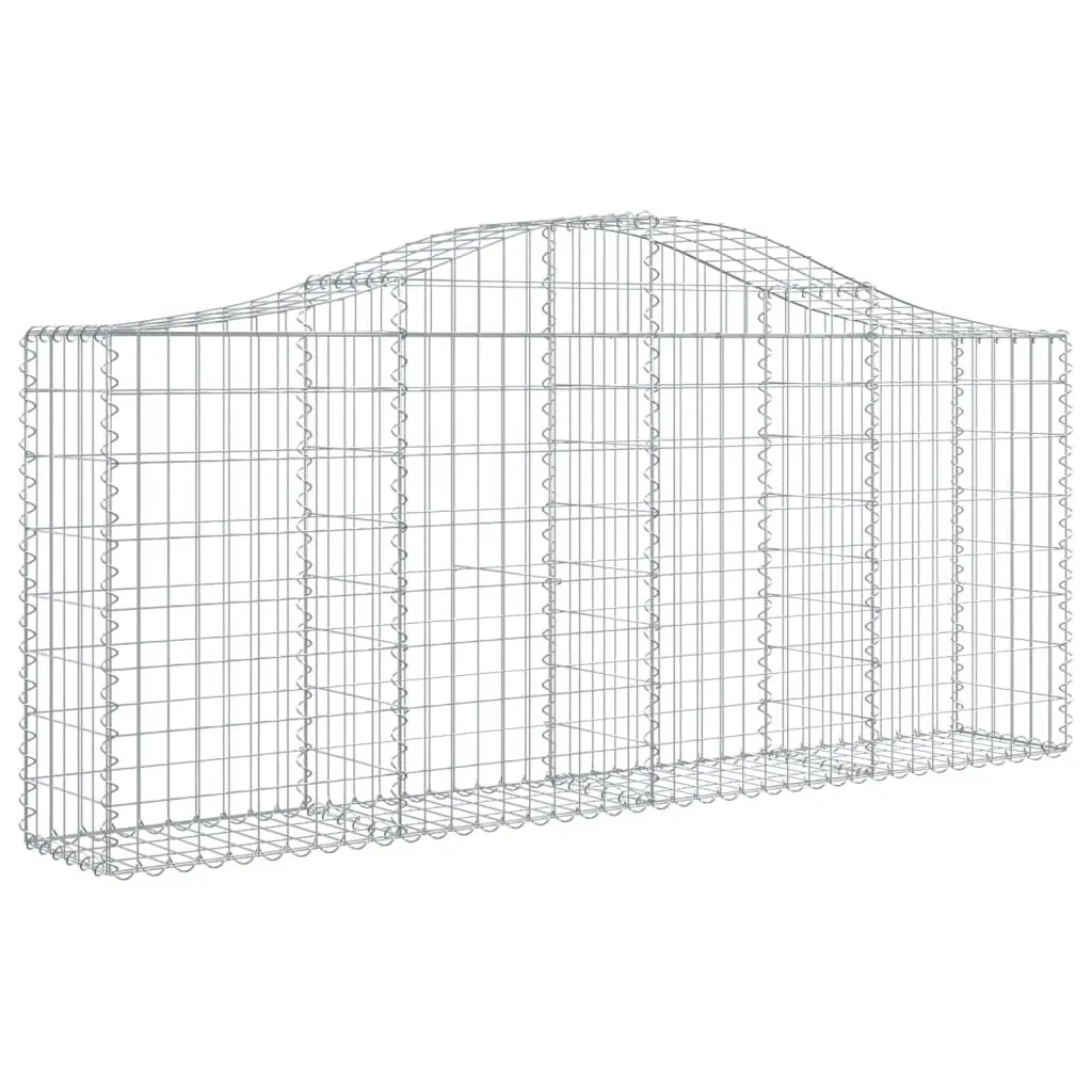 Arched Gabion Baskets Set for Garden Walls