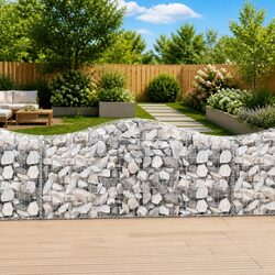 Durable Arched Gabion Baskets for Garden Barriers