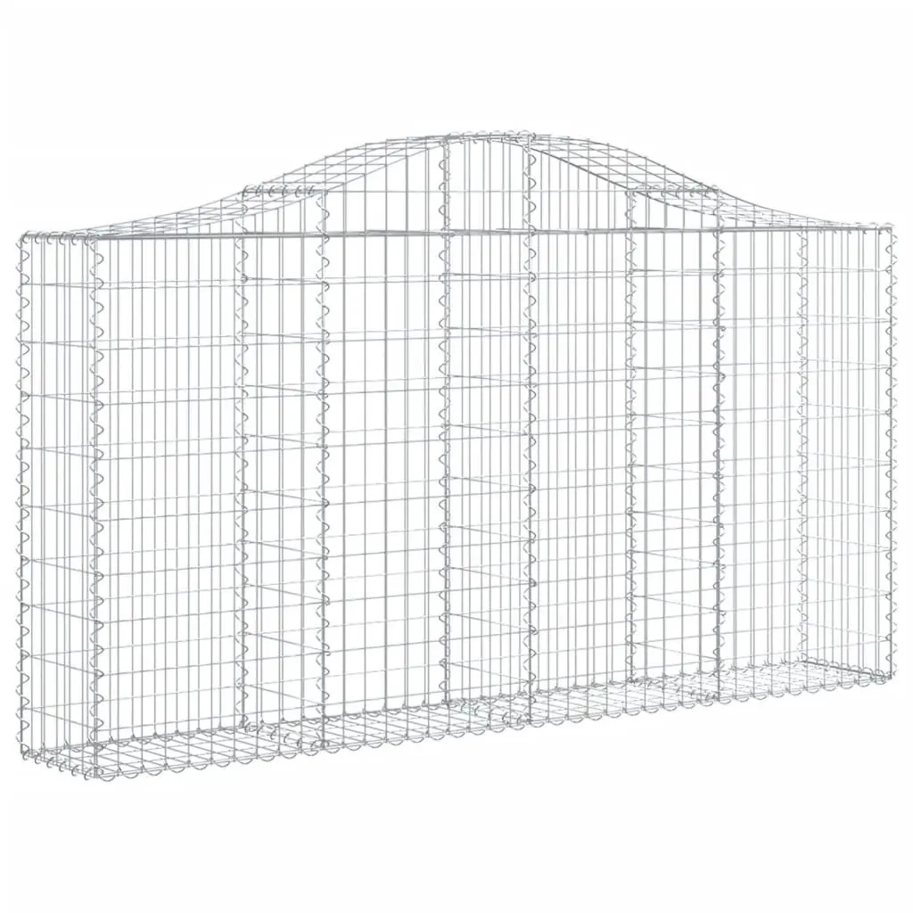 Decorative Arched Gabion Baskets 4 Pack for Gardens