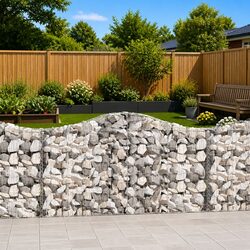 Durable Arched Gabion Baskets Set for Outdoor Use