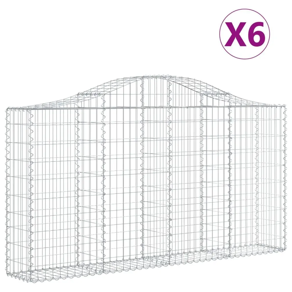 Arched Gabion Baskets Set for Outdoor Use