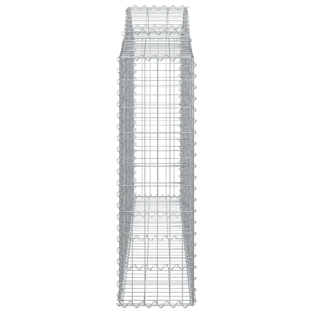 Arched Gabion Baskets 7 pcs for Garden Use