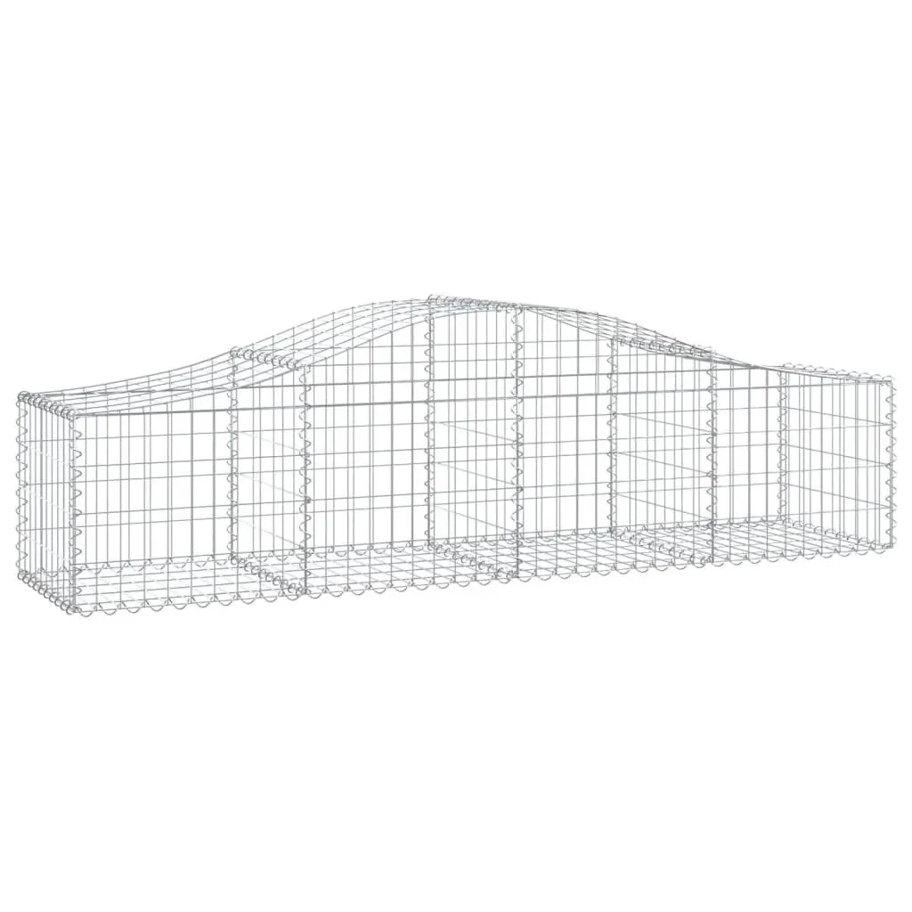 Arched Gabion Baskets 2pc for Outdoor Walls