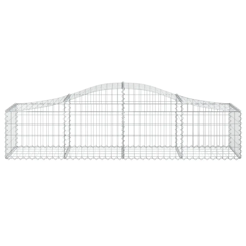 Arched Gabion Baskets 2pc for Outdoor Walls