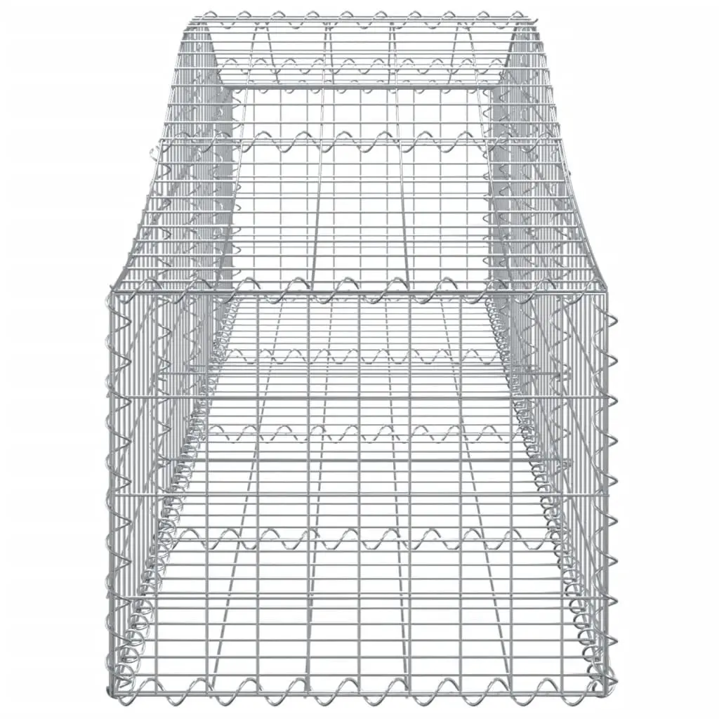 Arched Gabion Baskets 2pc for Outdoor Walls