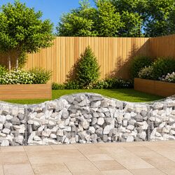 Durable Arched Gabion Baskets – 5 Piece Garden Set