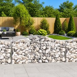 High-Quality Arched Gabion Baskets Set of 8, 200x50x80/100 cm