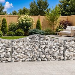Decorative Arched Gabion Baskets 12pcs for Garden Walls